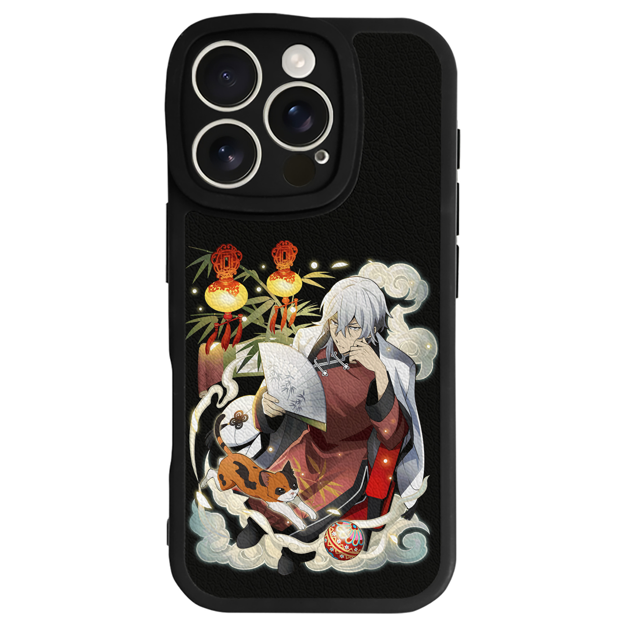 （画像用） 文豪ストレイドッグス Bungo Stray Dogs 【iPhone 16シリーズ対応】シリコンスマホケース（レザー調） 材質：シリコン